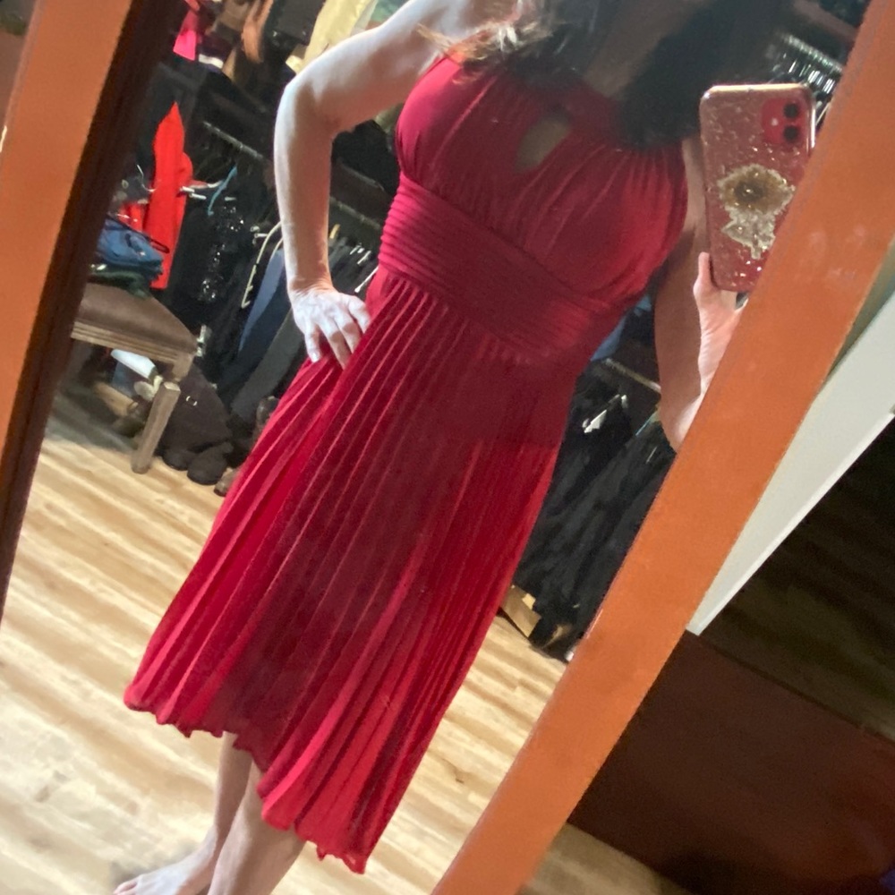 Size 4 red party dress